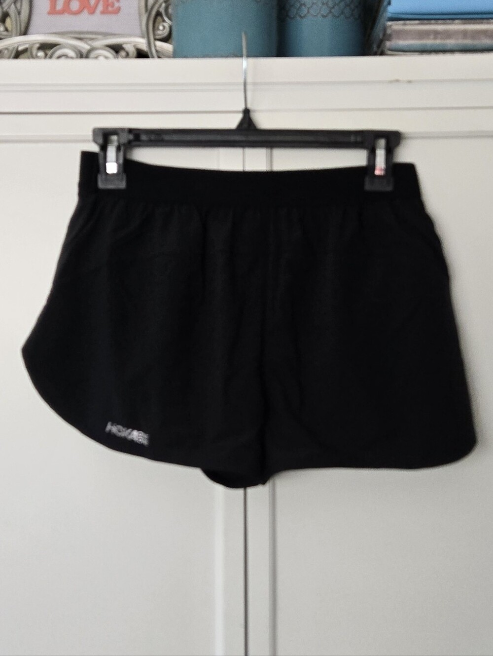 NWT Hoka Black Performance Woven 2" Shorts with Built-In Liner - Picture 5 of 5